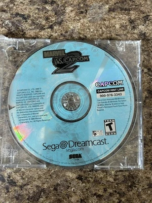 Marvel vs. Capcom 2 Sega Dreamcast, 2000 Video Game Fighting Disc only - Image 1 of 3