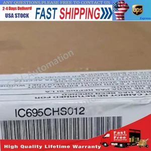 NEW GE FANUC PLC MODULE IC695CHS012 - Picture 1 of 10