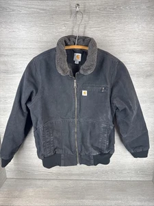 Carhartt Wildwood Jacke Sherpa gefüttert Damen Large 12/14 100815 001 schwarz OHNE KAPUZE - Bild 1 von 20