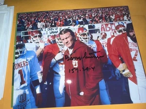 Foto firmada por Barry Switzer Oklahoma Sooners 8x10 Dallas Cowboys B - Imagen 1 de 1