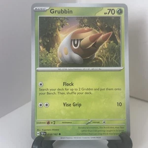 Pokemon Grubbin 018/162 Sv05: Temporal Forces Regular - Picture 1 of 2