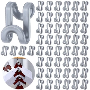 Unittype 150 Piezas Ganchos Conector Percha Ropa, Plástico Apilable Ahorro de Espacio... - Imagen 1 de 6