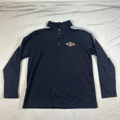 MLB All Star Game Diamondbacks Pullover Jacket Mens Large Black Qtr Zip 2011  - Image 1 of 4