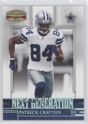 2007 Donruss Gridiron Gear Next Generation Silver /250 Patrick Crayton #NG-35 - Image 1 of 2