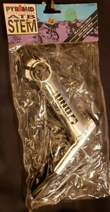 PYRAMID ATB STEM 25.4 X 130 X 135mm Uno- Alloy Silver TIG Welded # 57410 Kallory - Picture 1 of 11