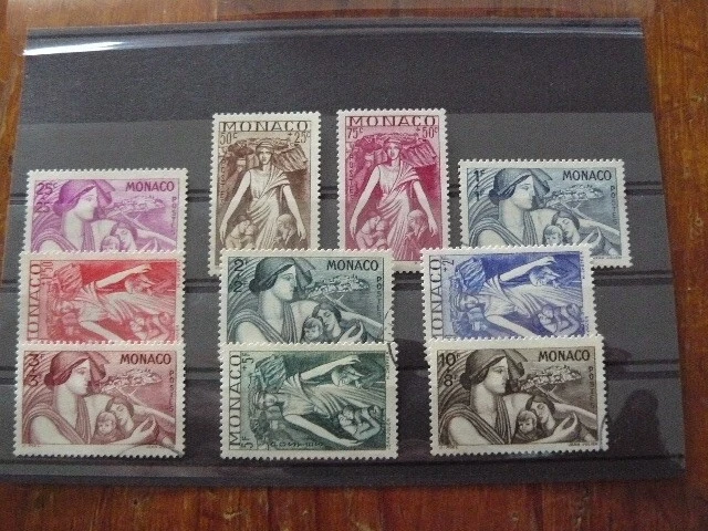 MONACO N°215 A 224 OBLITERES ANCIENNES COLONIES FRANCAISES - Photo 1/1