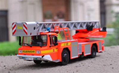 for Altaya for Iveco for Magirus for DLK 23-12 Fire rescue vehicle 1:43 Model - Image 1 of 4