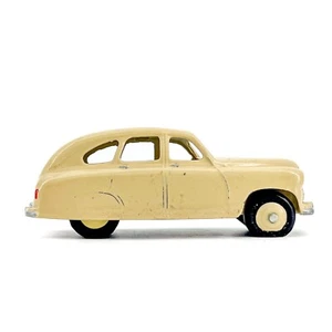 Vtg Dinky Toys NO. 153 Standard Vanguard Toy Car Light Tan Man Cave Diecast WOW! - Picture 1 of 21