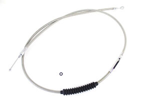 79  Braided Stainless Steel Clutch Cable fits Harley-Davidson