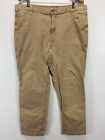 Men?S Carhartt Relaxed Fit Pants Sz 40X32 Brown Rugged Workwear Distressed