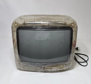 KTV 13CLR-VR 13" See Through Clear Shell Prison TV CRT Gaming Retro - Picture 1 of 6