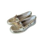 Sperry Top-Sider Women's Sebago Size 6.5 Gold Slip-On Loafers Boat Shoes Flats