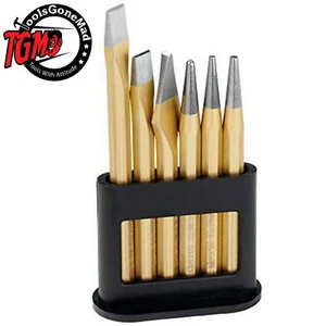 Rennsteig 421 000 0 Punch & Cold Chisel Set 6 Piece Set 4210000 Made in Germany - Picture 1 of 2