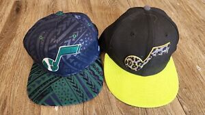 UTAH JAZZ hat blue / green adjustable snapback cap - 100% cotton +Bonus Hat