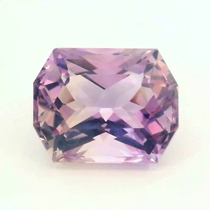25.50ct Natural Ametrine Gemstone – Octagon Cut 19x15mm Purple & Yellow Bi-Color - Picture 1 of 10