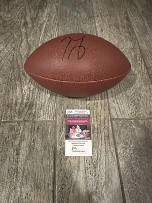 TREY AMOS SIGNED WASHINGTON COMMANDERS NFL FOOTBALL JSA COA AUTOGRAPHED OLE MISS - Image 1 of 4