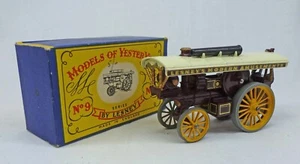 Matchbox Models of Yesteryear Y-9a Fowler Showman Engine Maroon/Maroon Block - Bild 1 von 2