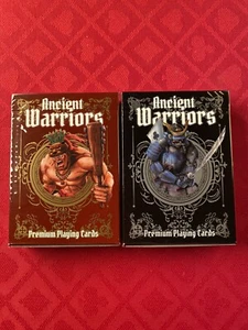 Ancient Warriors 2 Deck Set Playing Cards by Playing Card Decks - Picture 1 of 6