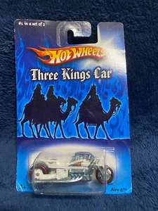 2007 Hot Wheels Three Kings Car #1 of 2 AIRY 8 Bike White w/Black MC5 Sp Red Rim - Picture 1 of 6