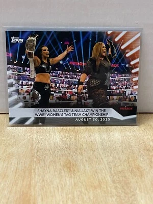 2021 Topps WWE Women's Division #70 SHAYNA BASZLER / NIA JAX - Image 1 of 2
