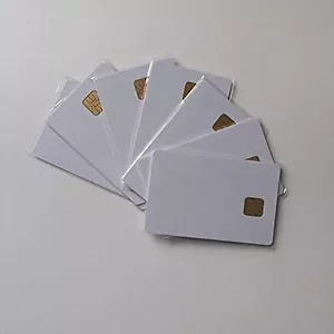 50 kart identyfikacyjnych atramentowych PVC do Epson i Canon puszka drukowanie dwustronny chip - Zdjęcie 1 z 2