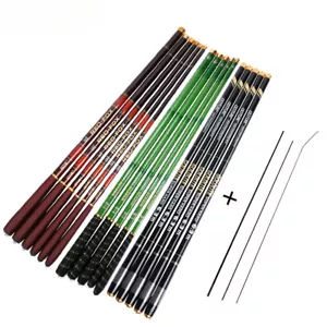 Carbon Fiber Telescopic Fishing Rod Ultra-light Stream Hand Feeder Fishing Pole - Picture 1 of 24