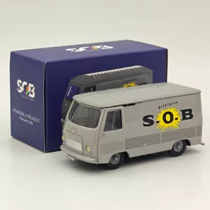 Modellino auto 1/43 Norev Fourgon J7 Peugeot Peintures SOB grigio pressofuso collezione - Foto 1 di 8