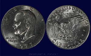 1977 Ike, from U.S.Mint Set, Never Stock Photo's! - Picture 1 of 3