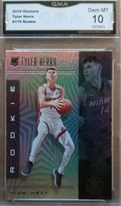 2019 ILLUSIONS #175 TYLER HERRO ROOKIE. GMA 10 MINT - Picture 1 of 2