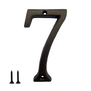 5.5 Inch House Number Metal Address Number Decoration Door Street Mailbox Hom... - Picture 1 of 7