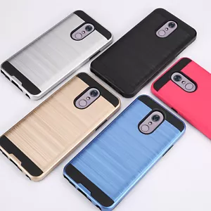 LG Stylus 4/Stylo 4 case, Shockproof Case+Tempered Glass Screen Protector - Picture 1 of 11