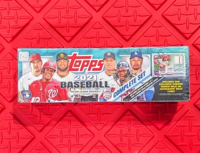 2021 Topps MLB Complete Set Factory SEALED w/ Guaranteed Auto or Relic - Image 1 of 4