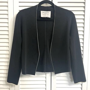 MM.LAFLEUR NY Bemerkenswerter Blazer Damen S Schwarz Limited Run Büro Karriere Stretch - Bild 1 von 10