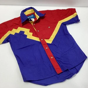 Camicia Wrangler bambino a scatto perla camicia western con bottoni manica corta fulmine - Foto 1 di 7