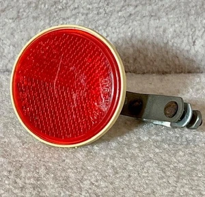 Vintage Gem 90 rot Fahrrad Fahrradsitz Reflektor SAE-A-73 DOT mit Halterung - Bild 1 von 4