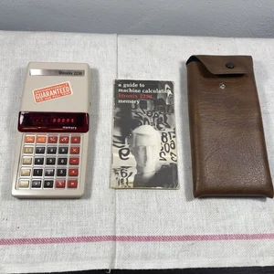 Vintage Litronix 2230 Memory Red #s Taschenrechner Softcover Handbuch getestet sehr gepflegt - Bild 1 von 15