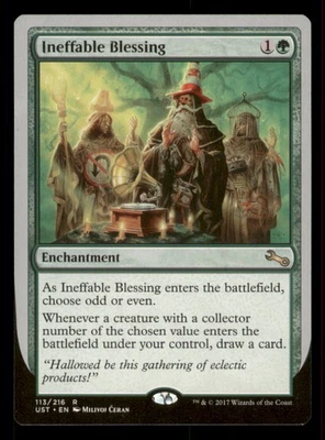 MTG - Ineffable Blessing (E) Unstable #113 Rare LP - Image 1 of 2
