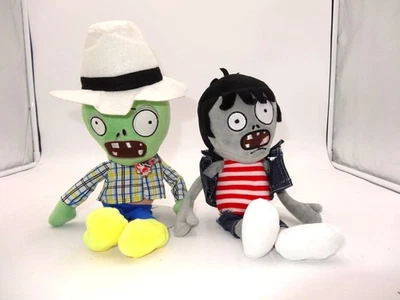Figuras Plantas vs Zombis Peluche Sombrero Blanco y Juguete Neón Muñeca de Peluche Suave Foto 1 de 4