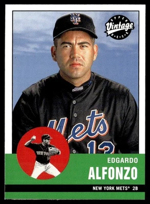2001 Upper Deck Vintage Edgardo Alfonzo New York Mets #283 - Image 1 of 2