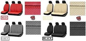Fundas de asiento a medida de cuero ecológico 2+1 Citroen Jumpy 2017 2018 2019 2020 2021 22 - Imagen 1 de 11