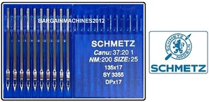 AGO MACCHINA DA CUCIRE SCHMETZ DPX17 NM:200 SIZE25 SY3355 PIEDINO INDUSTRIALE - Foto 1 di 4