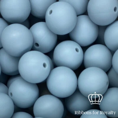 10 Pcs 15mm Round Silicone Jewellery Beads Dummy Clip Food Grade Quality *UK* - Image 1 of 2