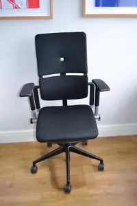 SEDIA OPERATIVA UFFICIO ERGONOMICA STEELCASE PLEASE 2, SCHIENALE ROVESCIATO PER UN SUPPORTO EXTRA. DEL - Foto 1 di 11
