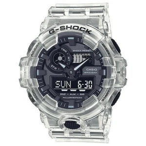 CASIO G-SHOCK GA700SKE-7A DUO TRANSPARENT S/WATCH ALARM 200M RRP $319 - Picture 1 of 10