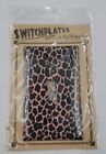 Art Plates Switchplates: Single Toggle Switch Plate Cheetah Print/ Handcrafted