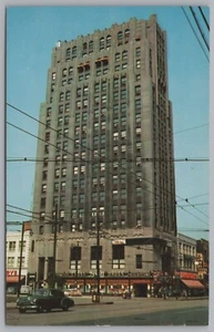 Central Tower Building, Youngstown, Ohio, postal vintage. - Imagen 1 de 2