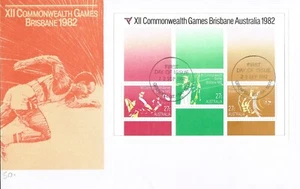 XII COMMONWEALTH GAMES BRISBANE GRENFELL FIRST DAY COVER BRISBANE QLD 4000 - Picture 1 of 1