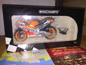 122131193 1:12 MINICHAMPS HONDA MARQUEZ MOTOGP 2013 RARE NEW SHIP. WORLDWIDE - Picture 1 of 5