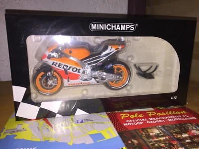 122131193 1:12 MINICHAMPS HONDA MARQUEZ MOTOGP 2013 RARE NEW SHIP. WORLDWIDE - Immagine 1 di 4
