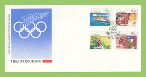 New Zealand 1988 Olympics Games set First Day Cover - Picture 1 of 1